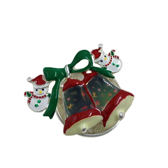 Christmas Bells Magnetic Brooch
