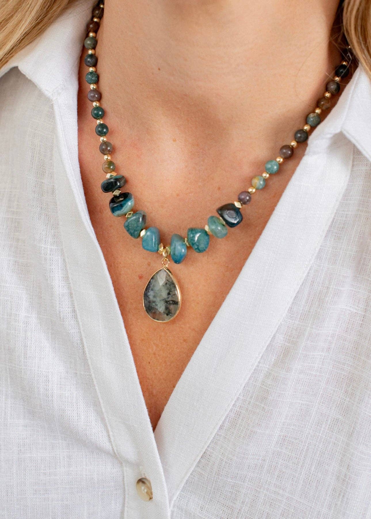 Green Emerald Enchantment Necklace