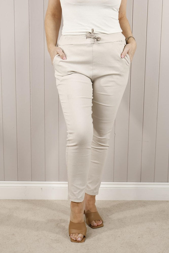Beige Magic Trousers