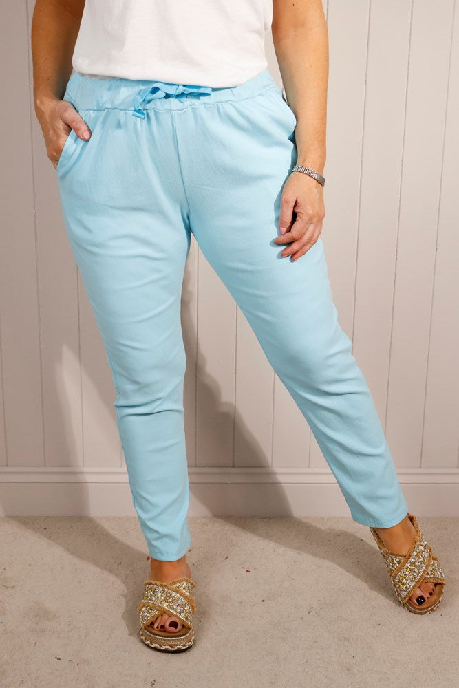 Light Blue Magic Trousers