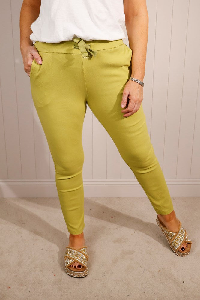 Olive Green Magic Trousers