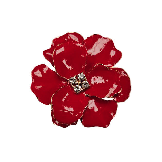 Poppy Magnetic Brooch