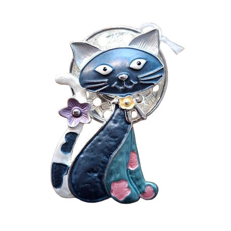 Magnetic Cat Brooch