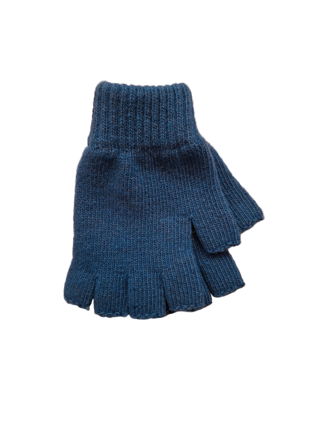 Plain Fingerless Knitted Gloves