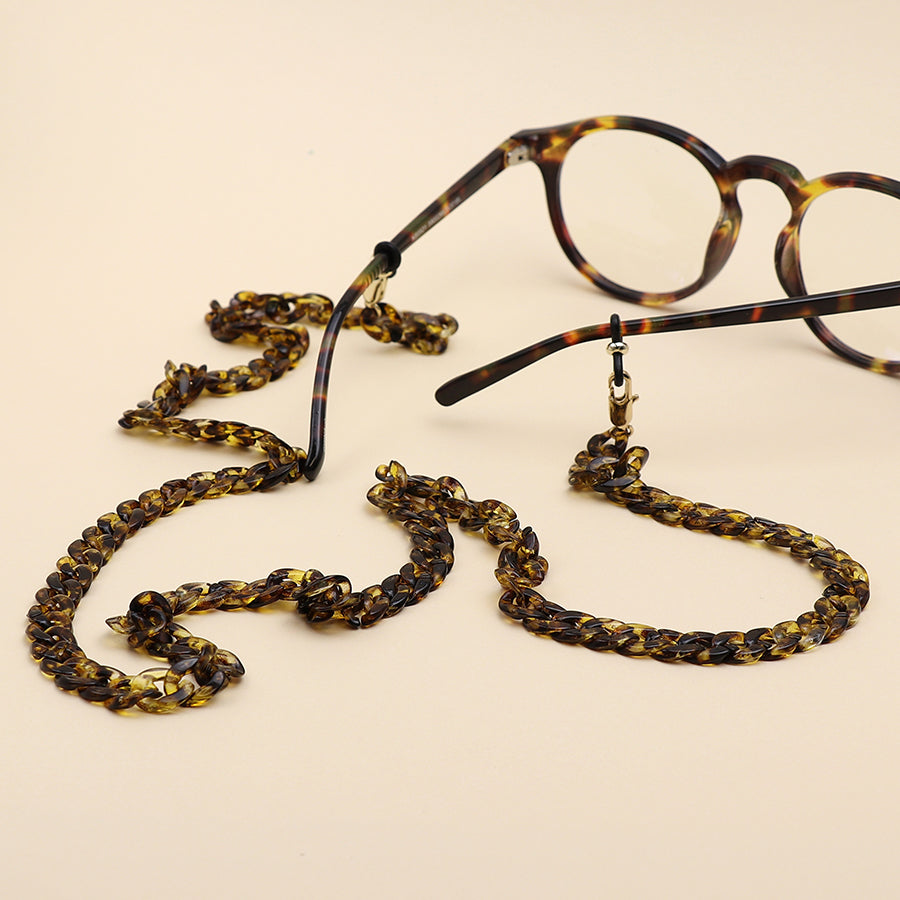 Tortoiseshell Chain Sunglasses Strap