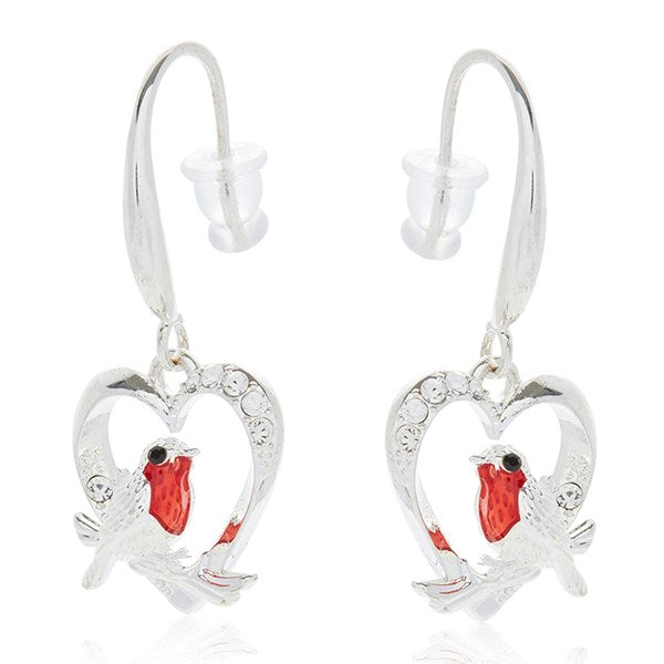 Robin Earrings - Silver Plated