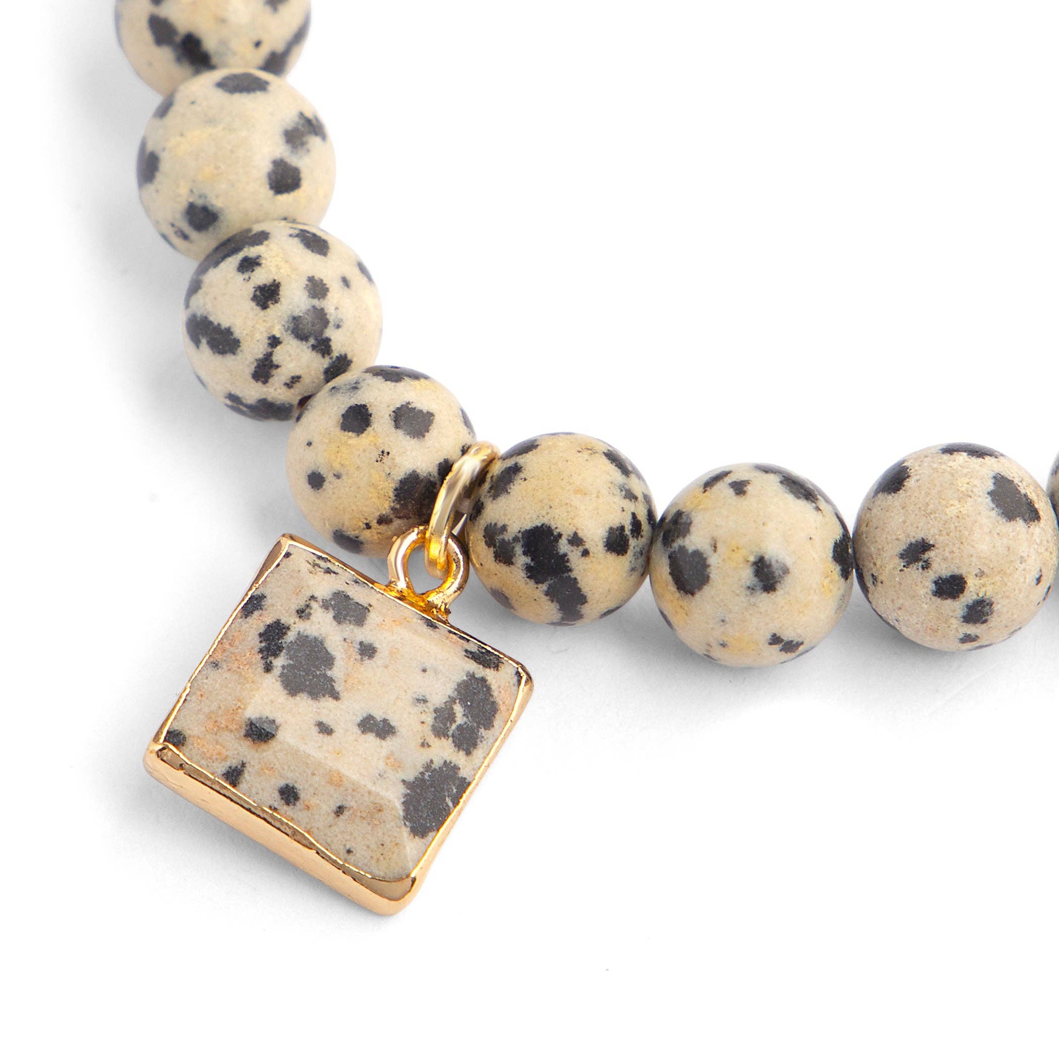 Dalmatian Spirit Stone Bracelet