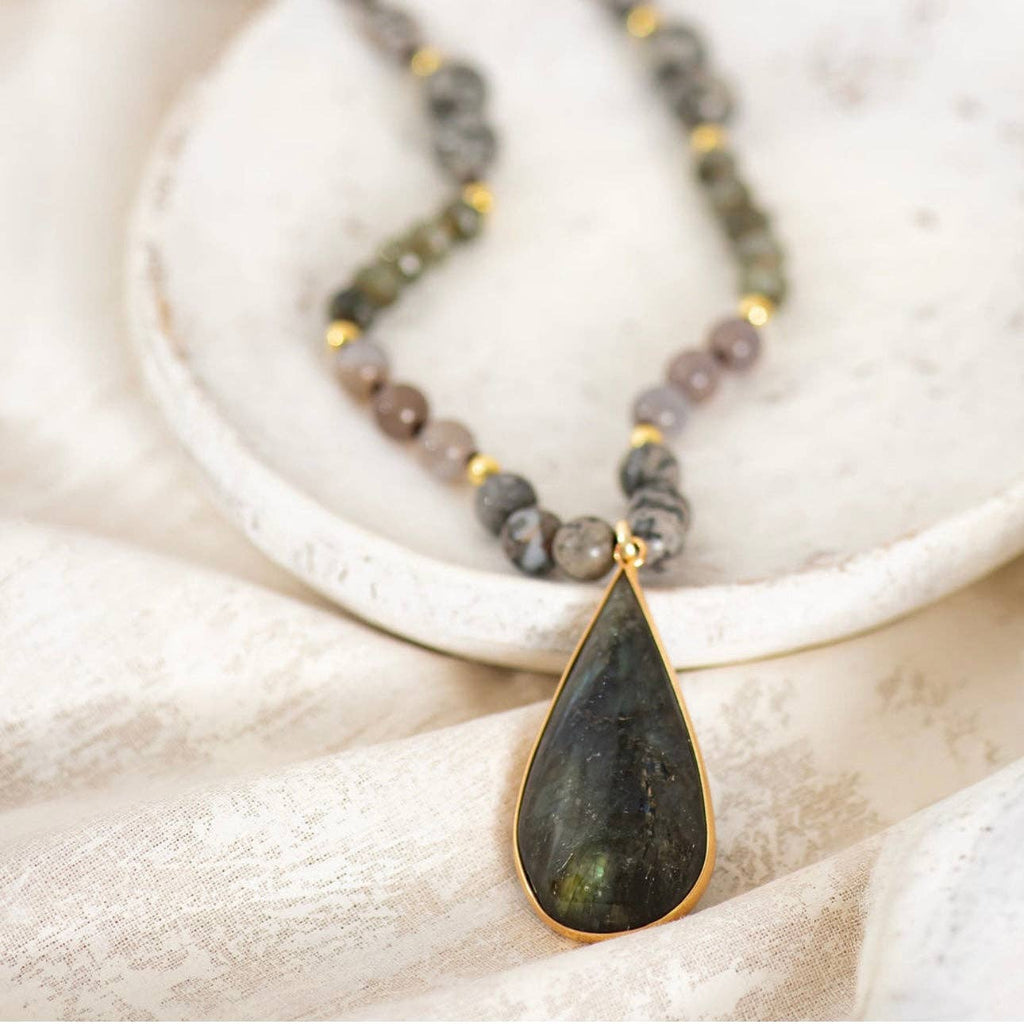 Urban Glamour Labradorite Necklace