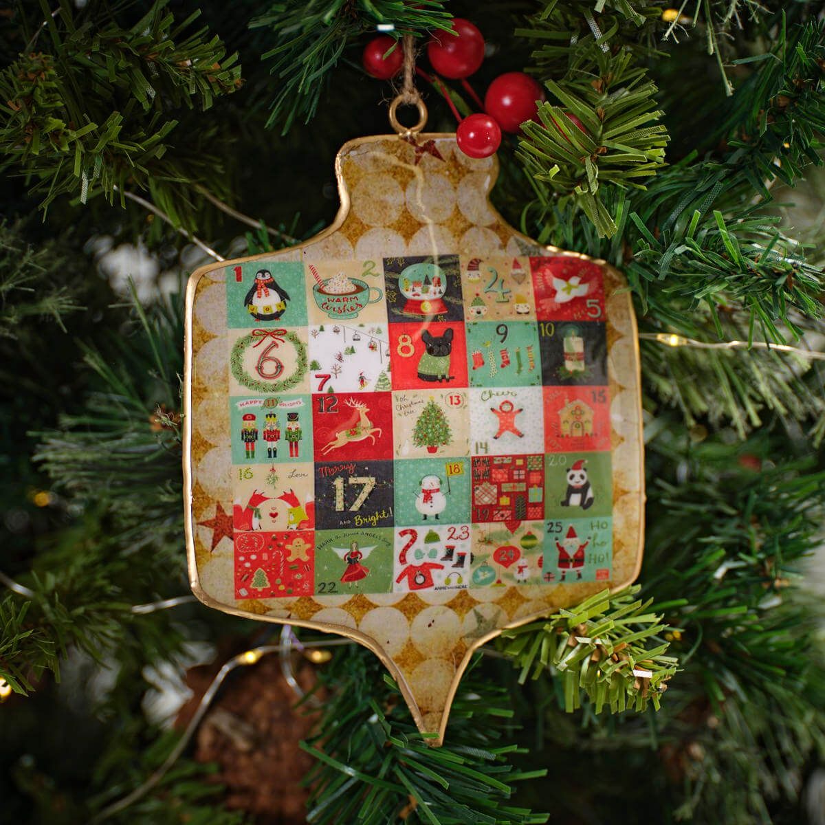 Christmas Advent Hanging Decoration