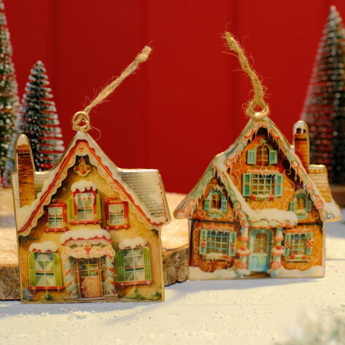Christmas Gingerbread House Hanging Decoration