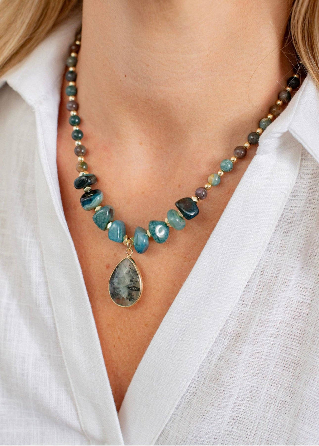 Green Emerald Enchantment Necklace