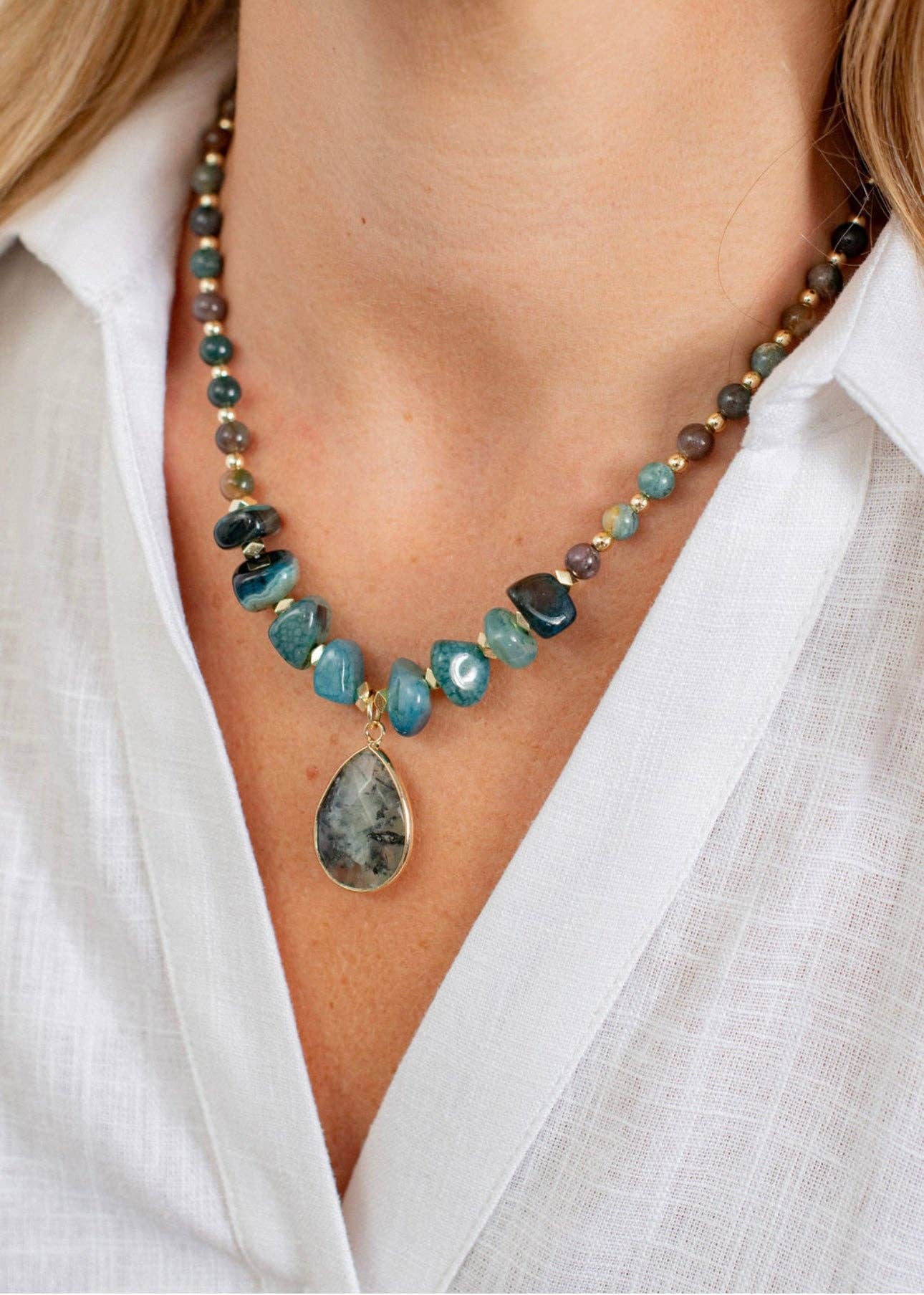 Green Emerald Enchantment Necklace
