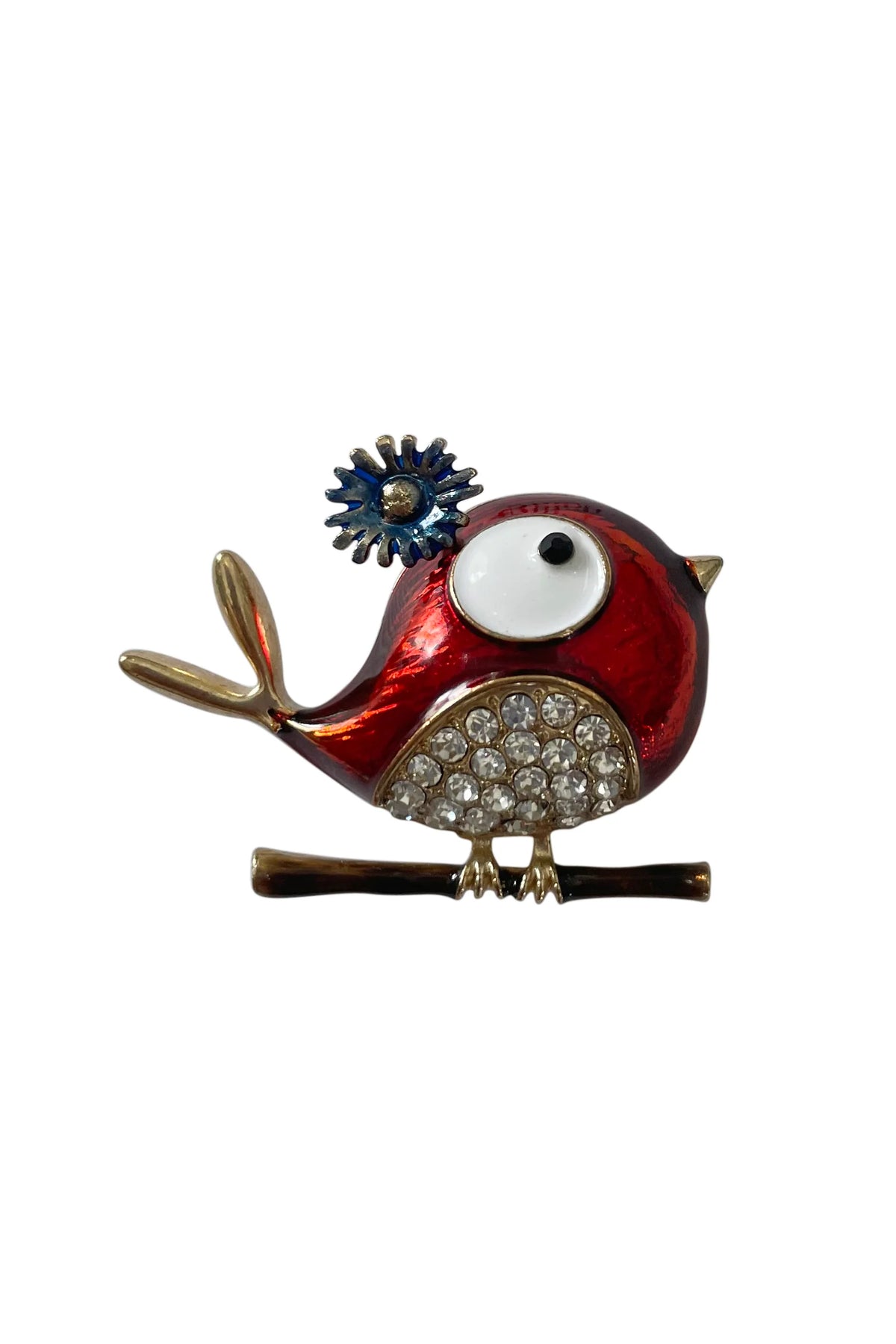 Christmas Robin Magnetic Brooch