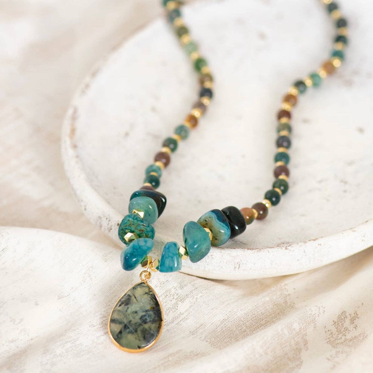 Green Emerald Enchantment Necklace