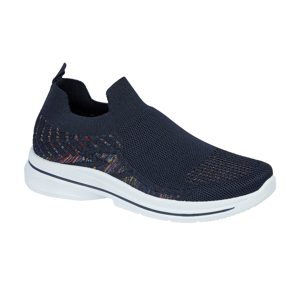 Appletini Breathable Elastic Navy Trainers