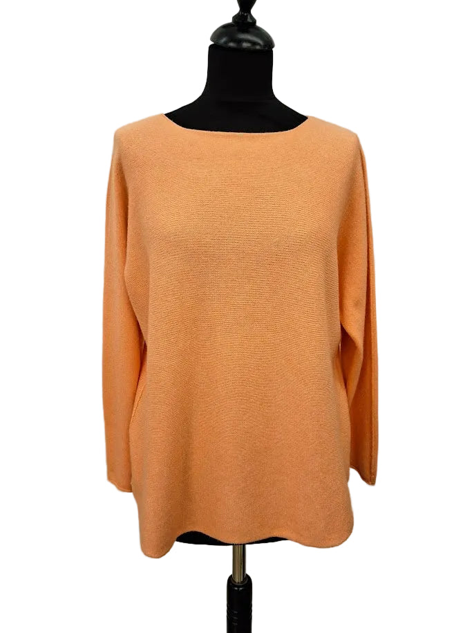 Apricot Scoop Neck Cosy Jumper