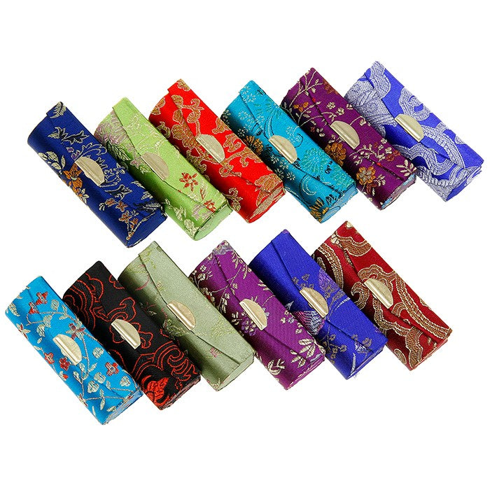 Brocade Embroidered Lipstick Holder