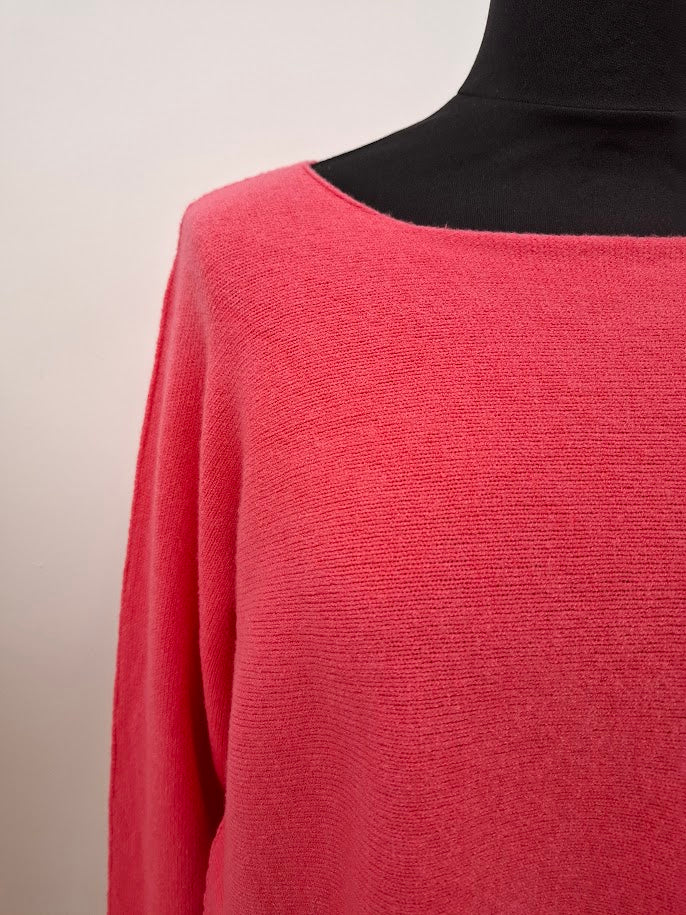 Coral Scoop Neck Cosy Jumper