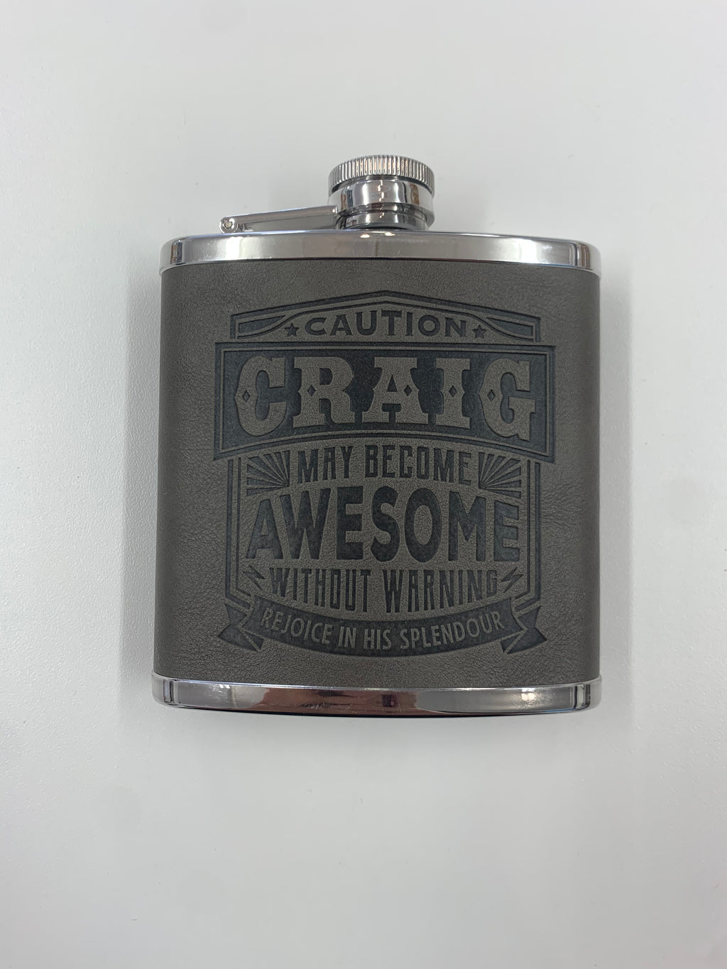 Personalised Hip Flask For Men