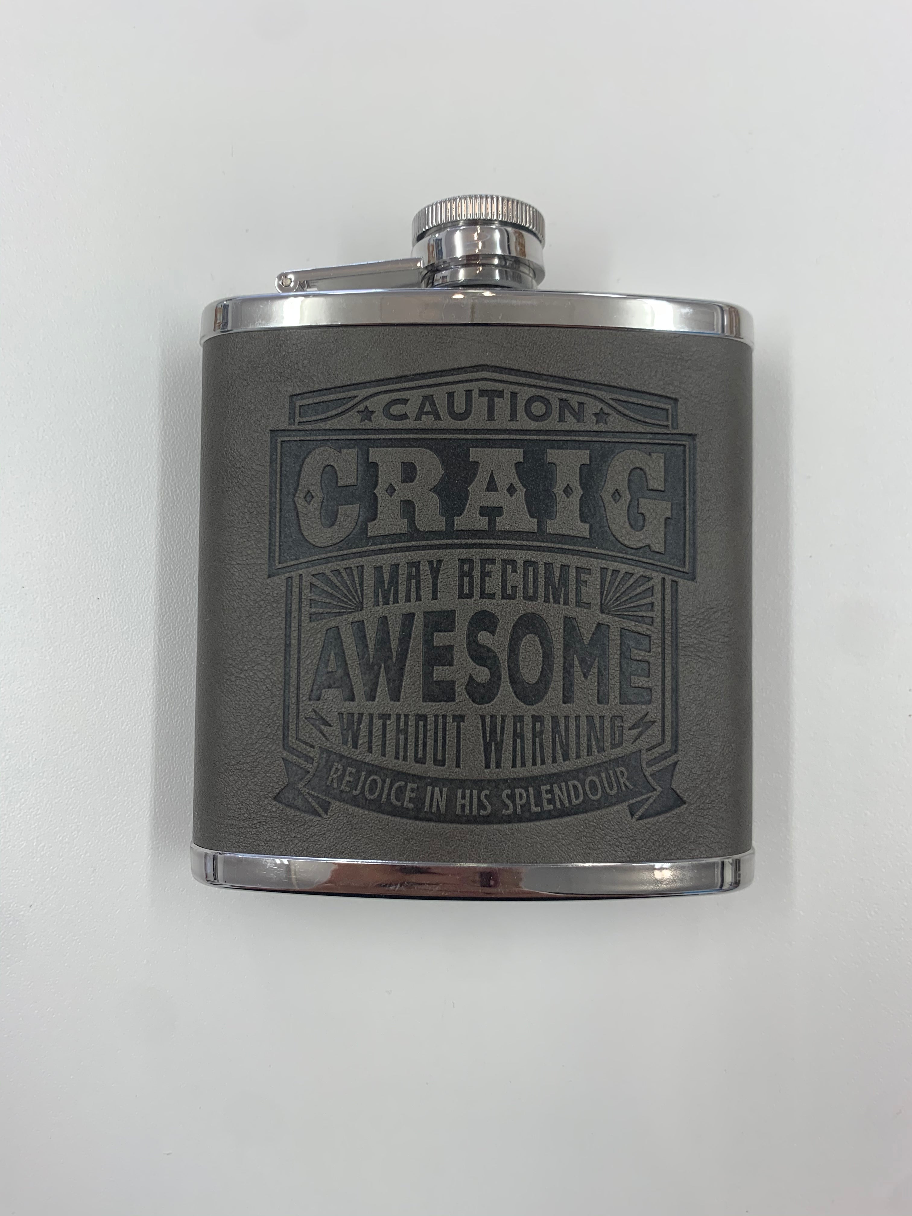Personalised Hip Flask For Men