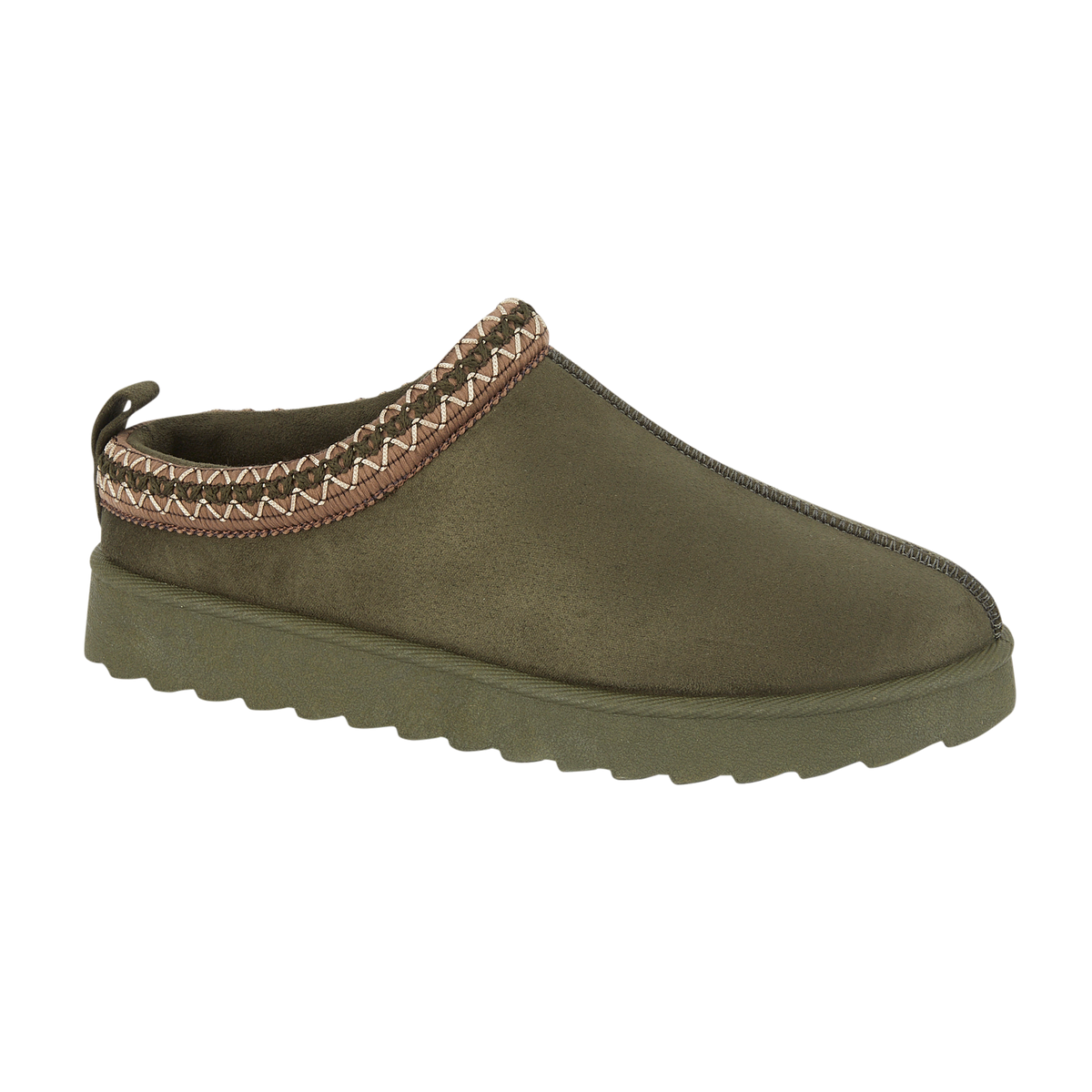 Eskimo Olive Green Slip on Mules