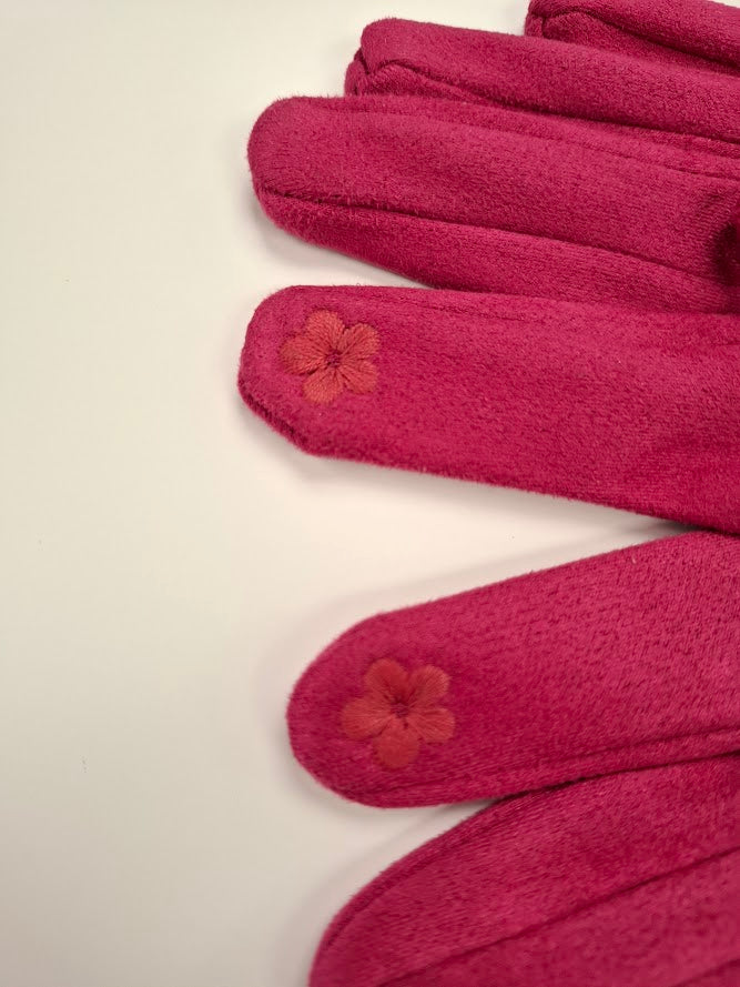 Embroidered Tree of Life Gloves