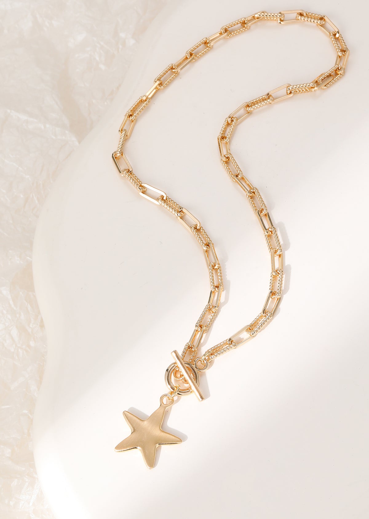 Gold Plated Star Charm Necklace