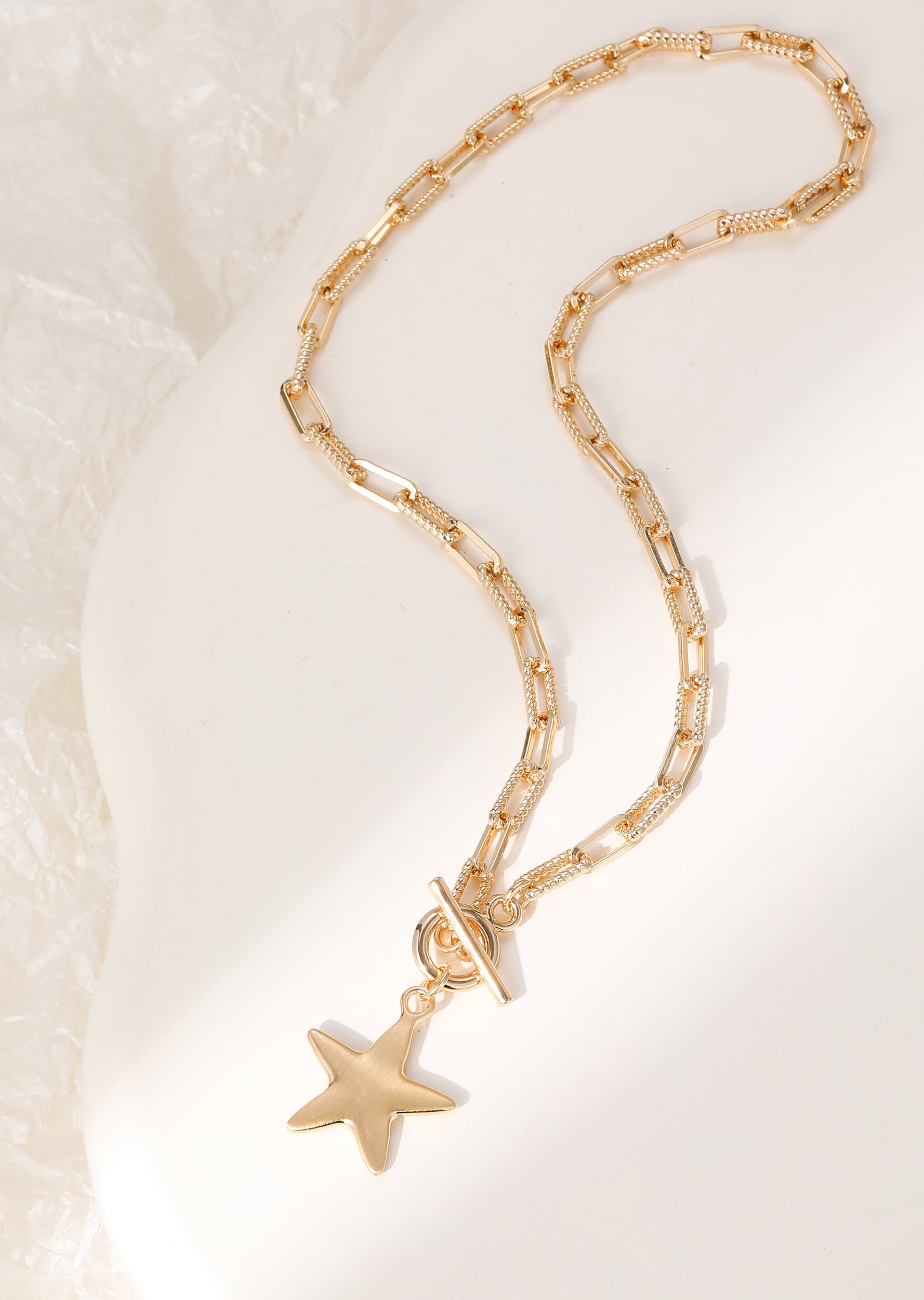 Gold Plated Star Charm Necklace