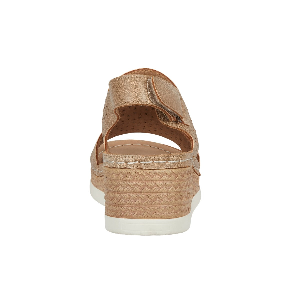 Havana Beige Breeze Cut-out Platform Wedge
