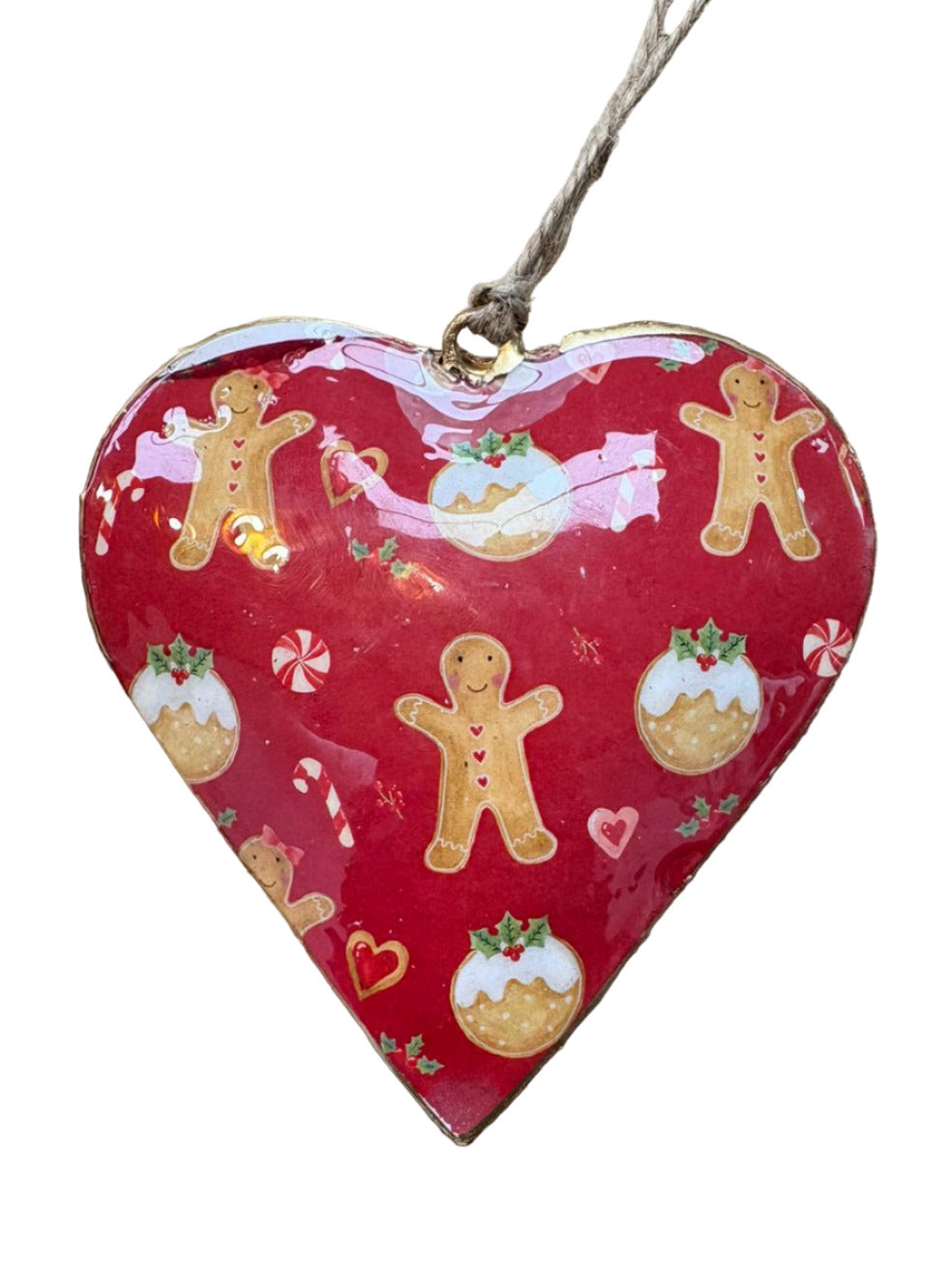 Christmas Heart Hanging Decoration