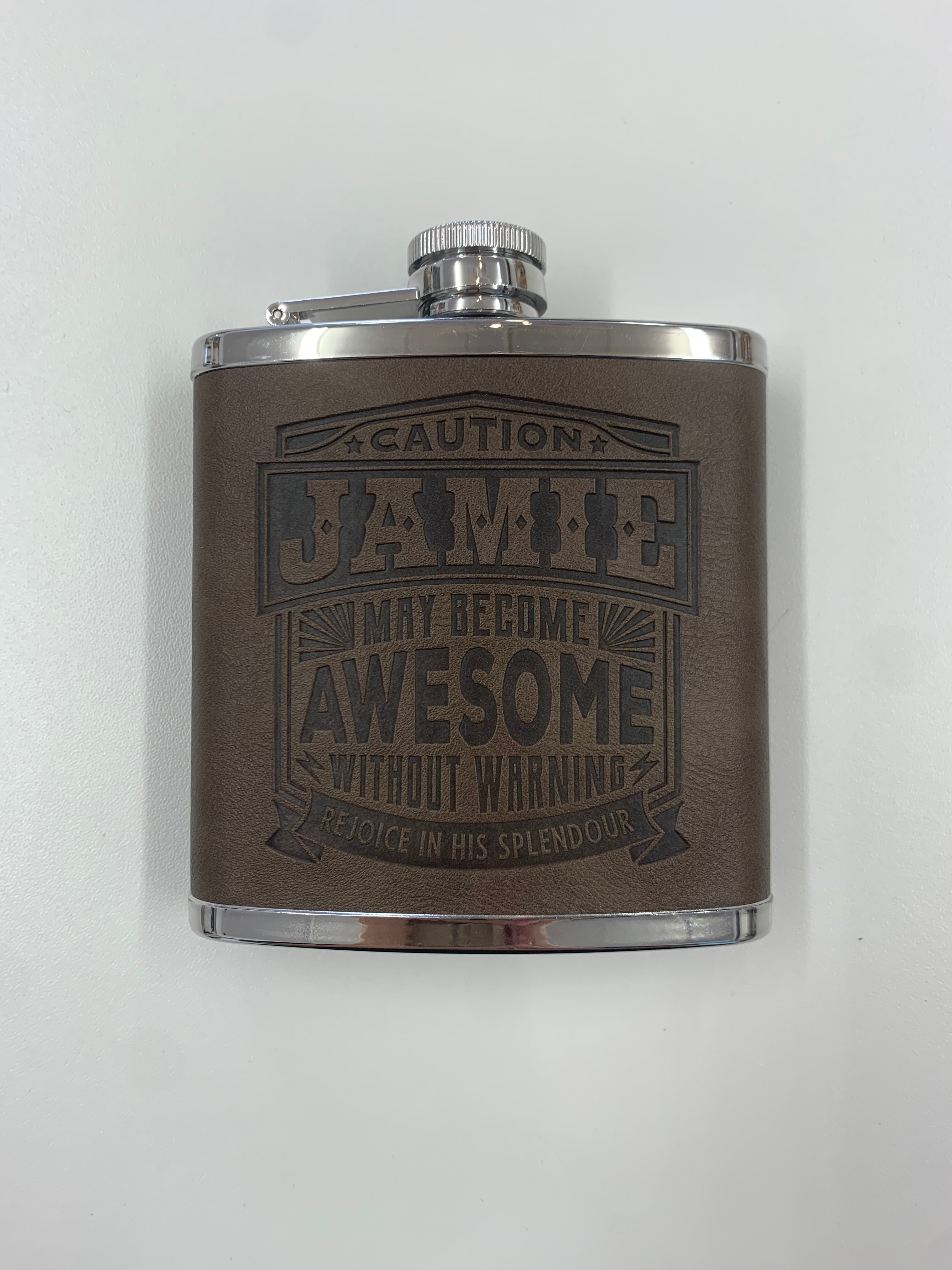 Personalised Hip Flask For Men