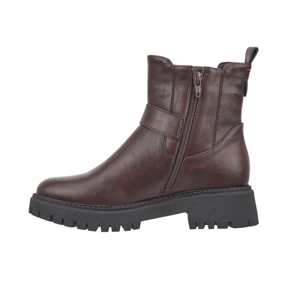 Lapari Bordeaux Ankle Boots