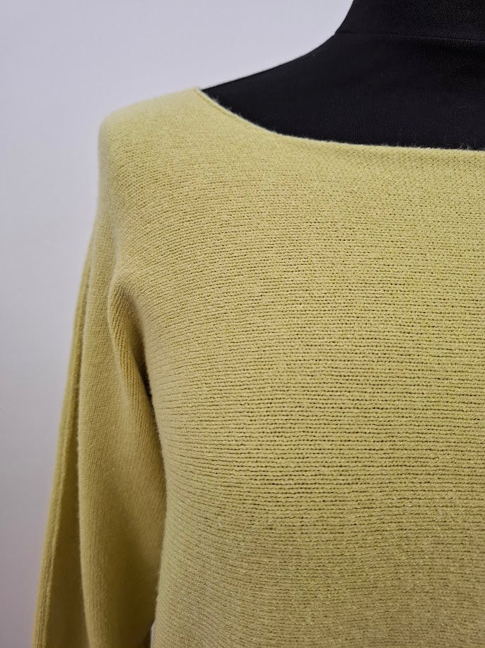 Pistachio Green Scoop Neck Soft Knit Top