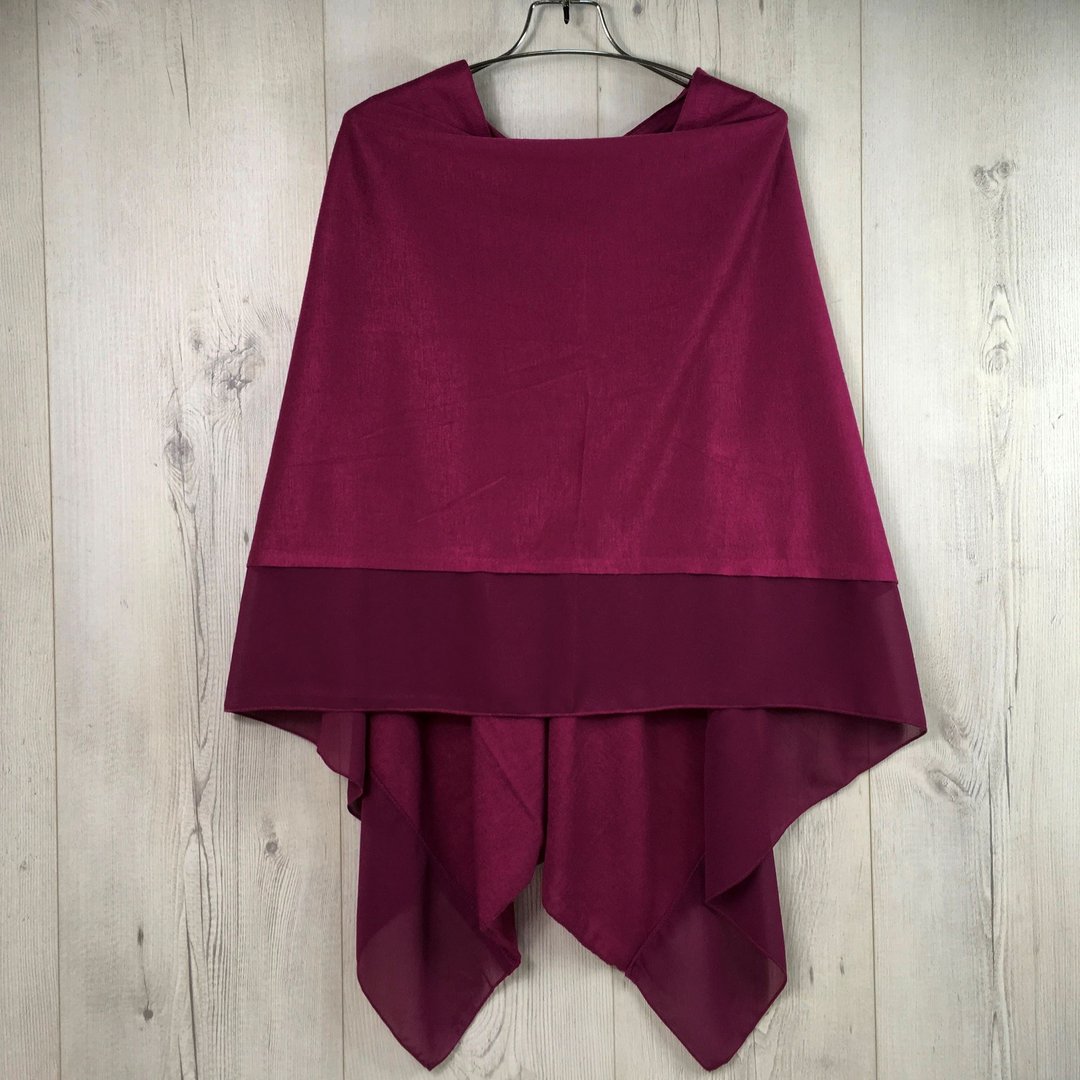 Magenta Poncho