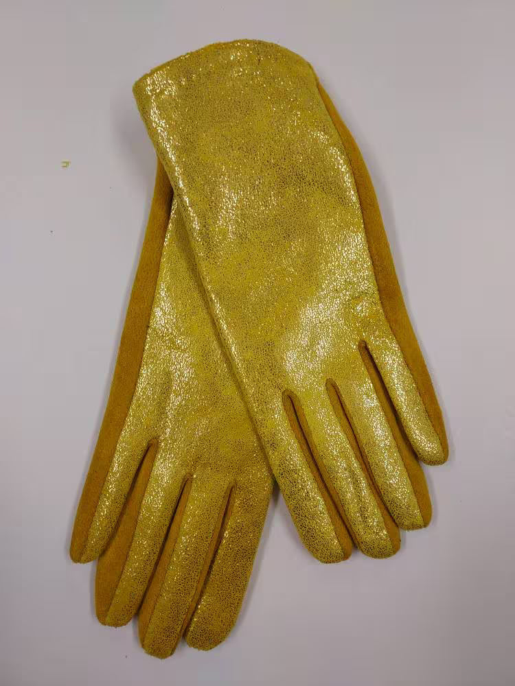 Metallic Finish Touchscreen Gloves