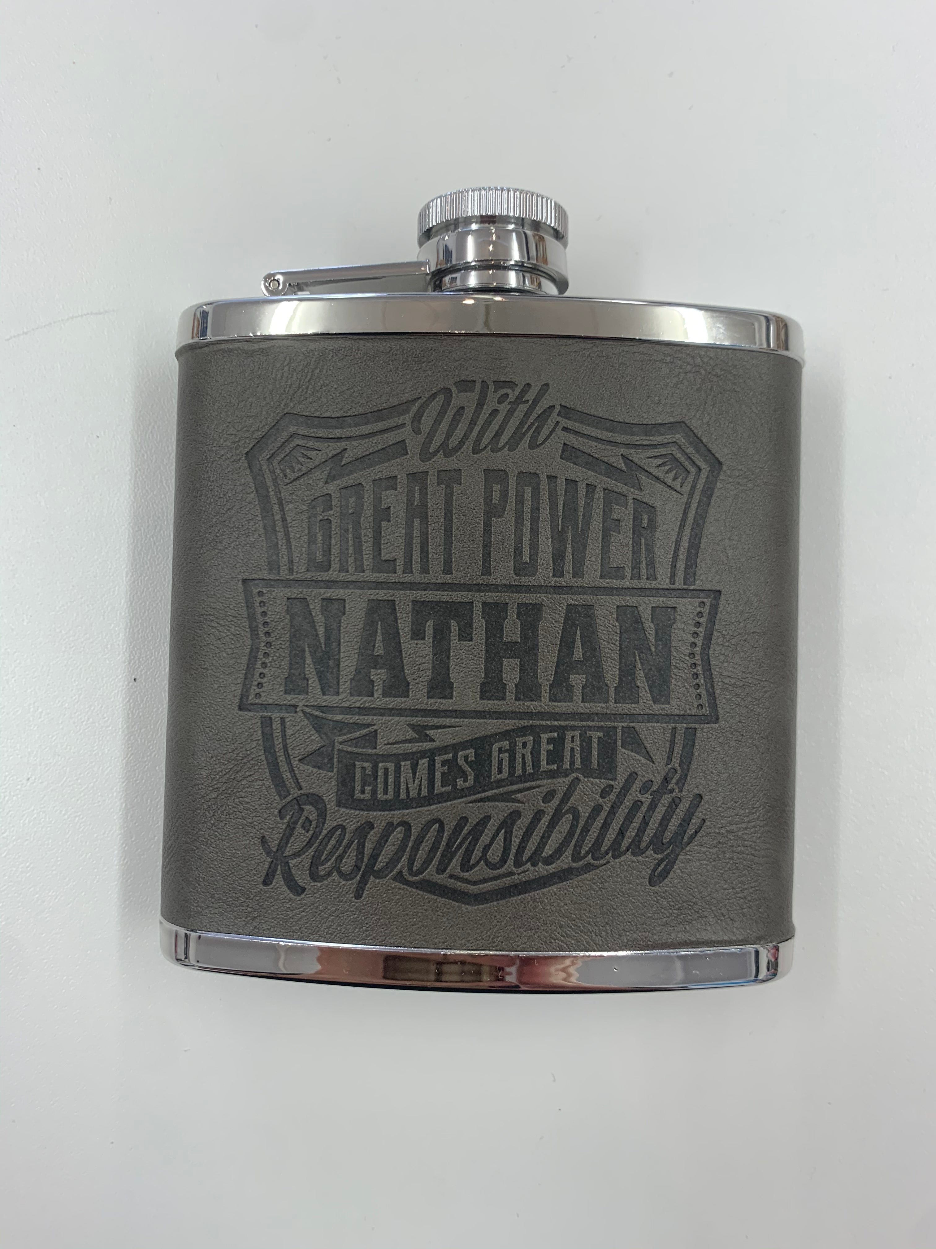 Personalised Hip Flask For Men