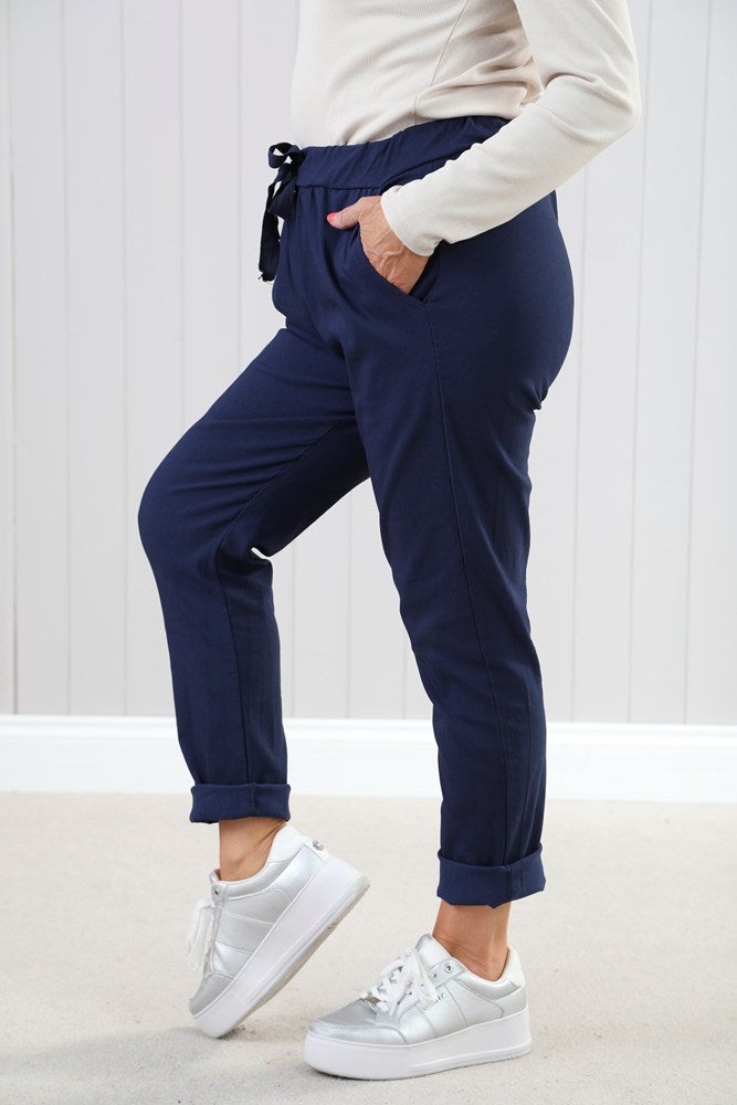 Navy Blue Magic Trousers
