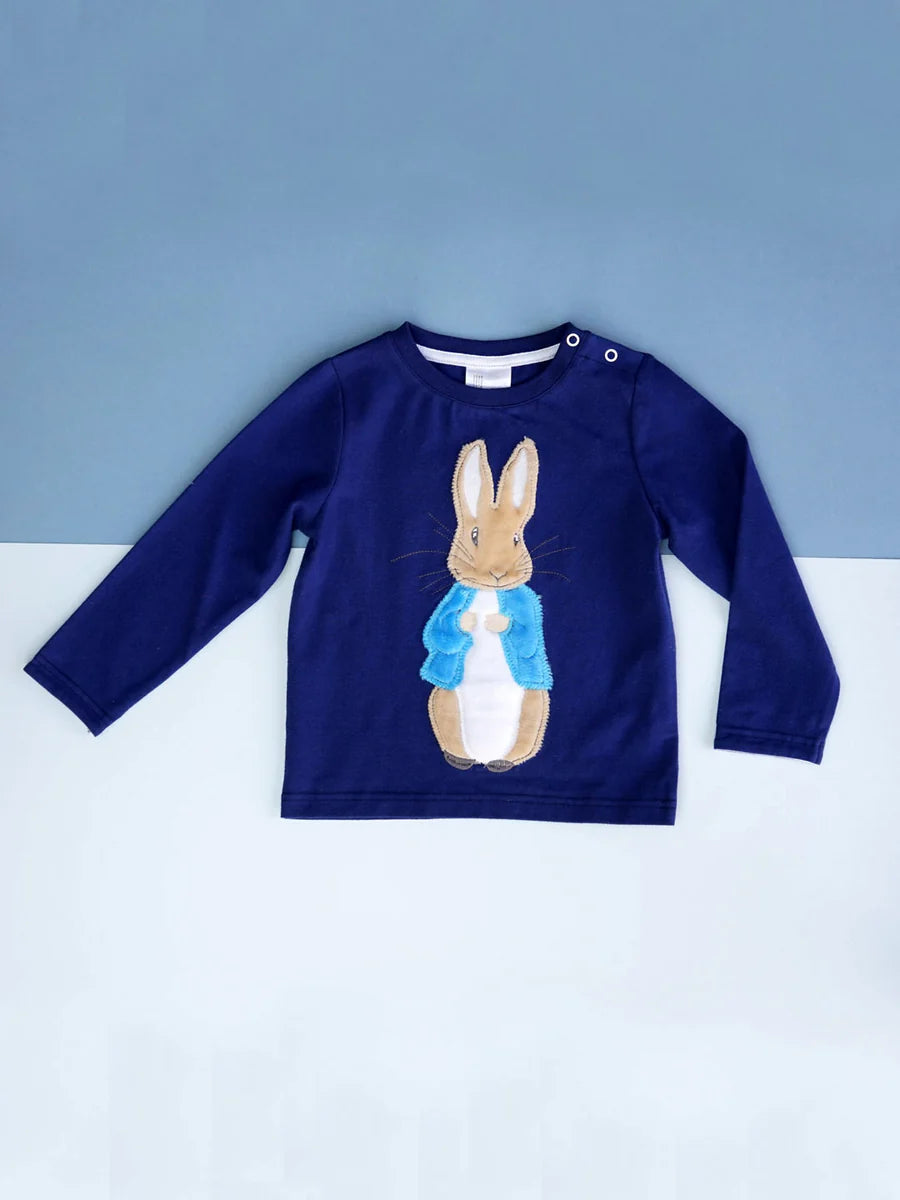Peter Rabbit Navy Kids Top