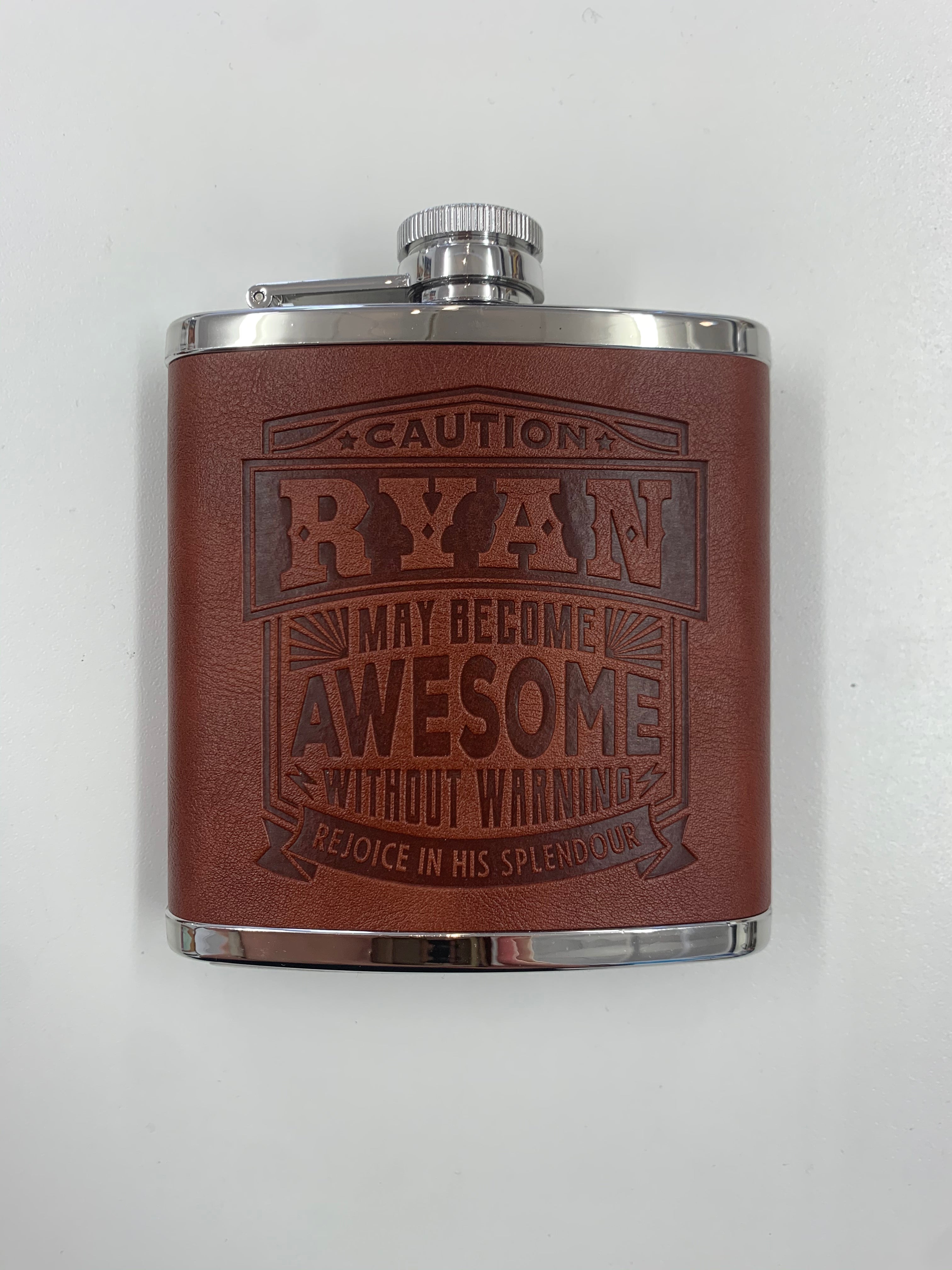 Personalised Hip Flask For Men