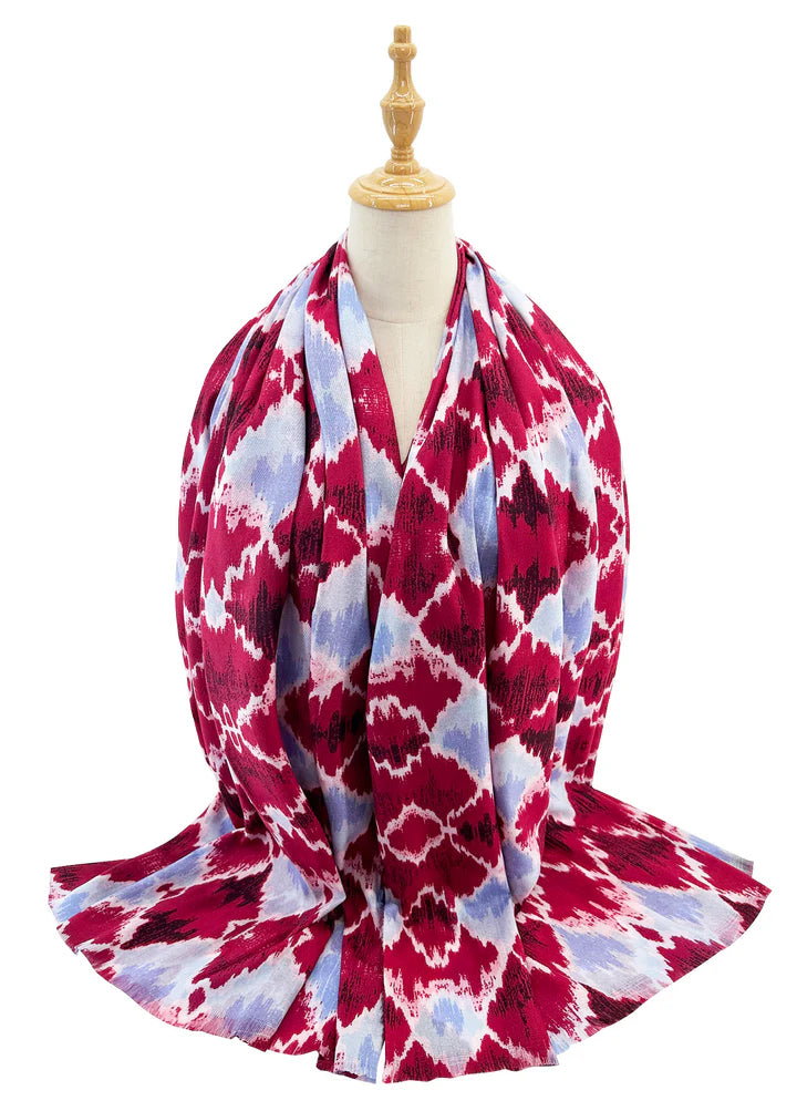 Burning Ikat Scarf