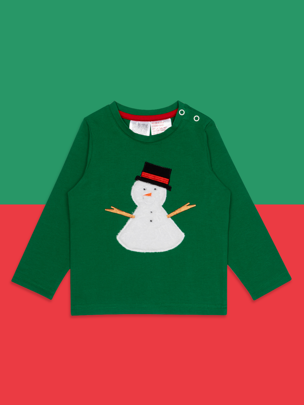Snowman Festive Top
