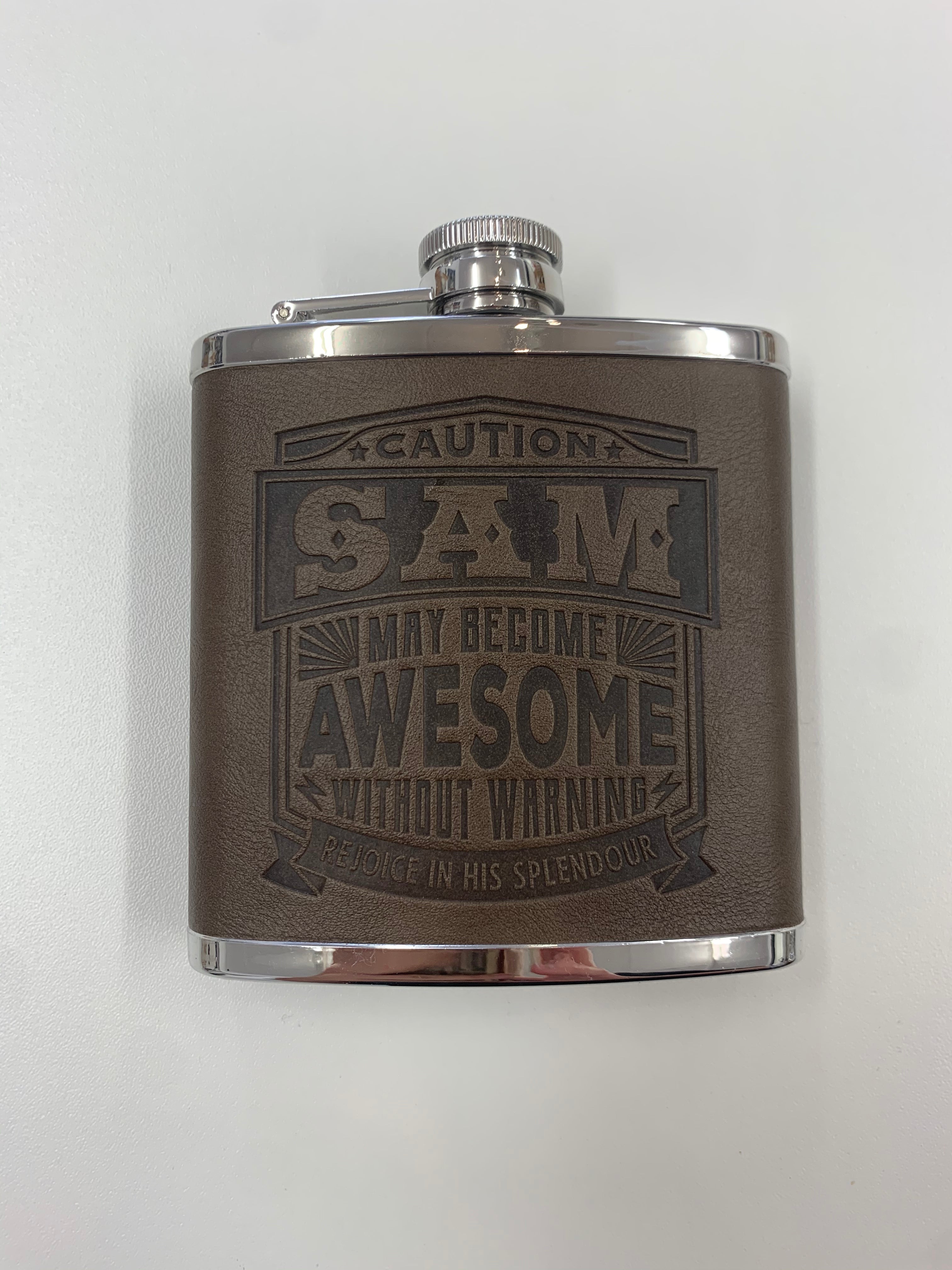 Personalised Hip Flask For Men