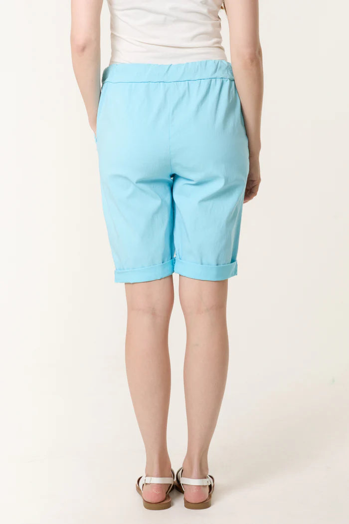 Light Blue Stretch Magic Shorts