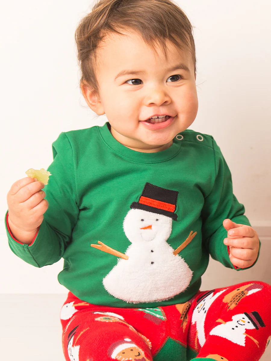 Snowman Festive Top
