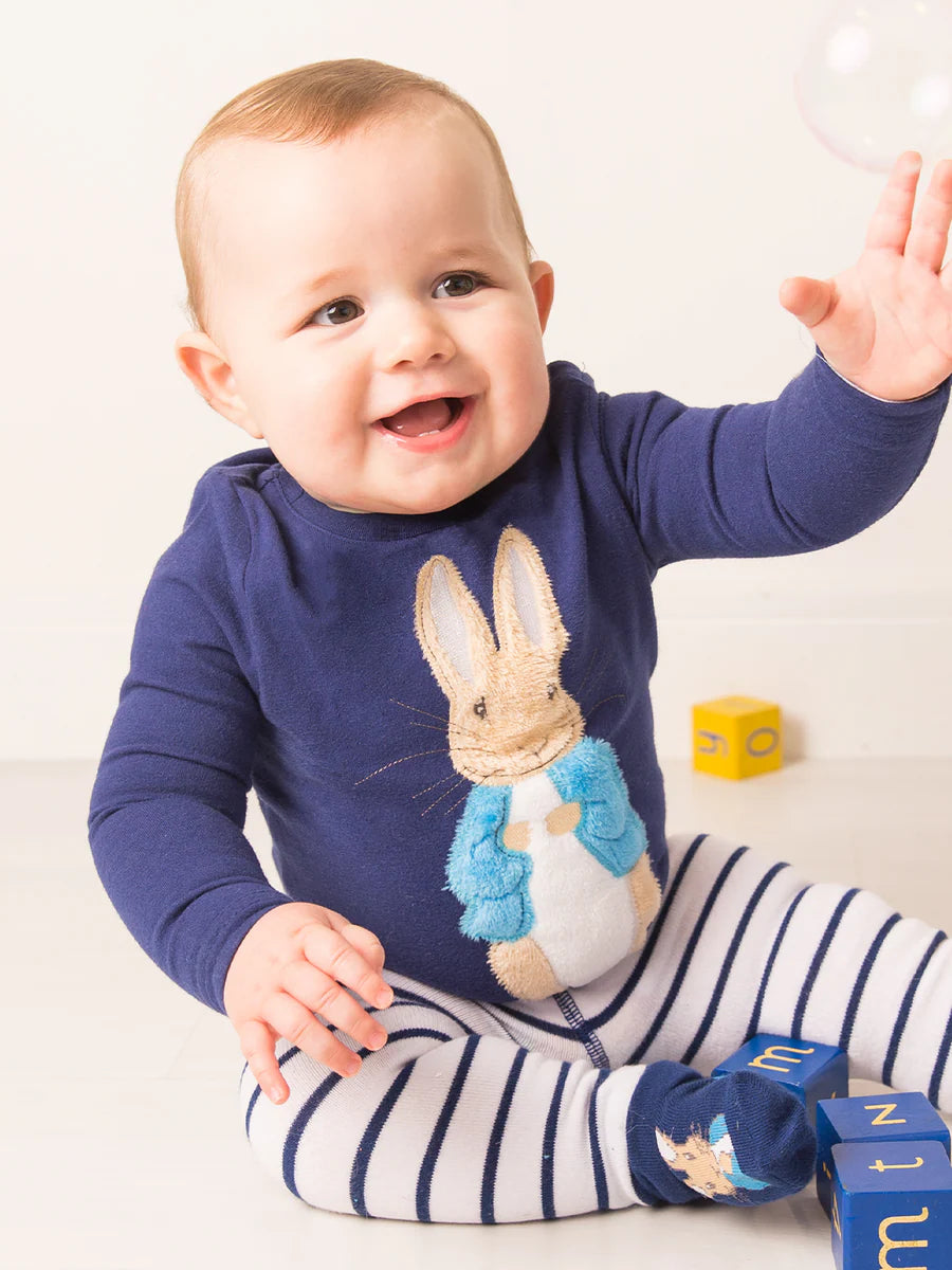 Peter Rabbit Navy Kids Top