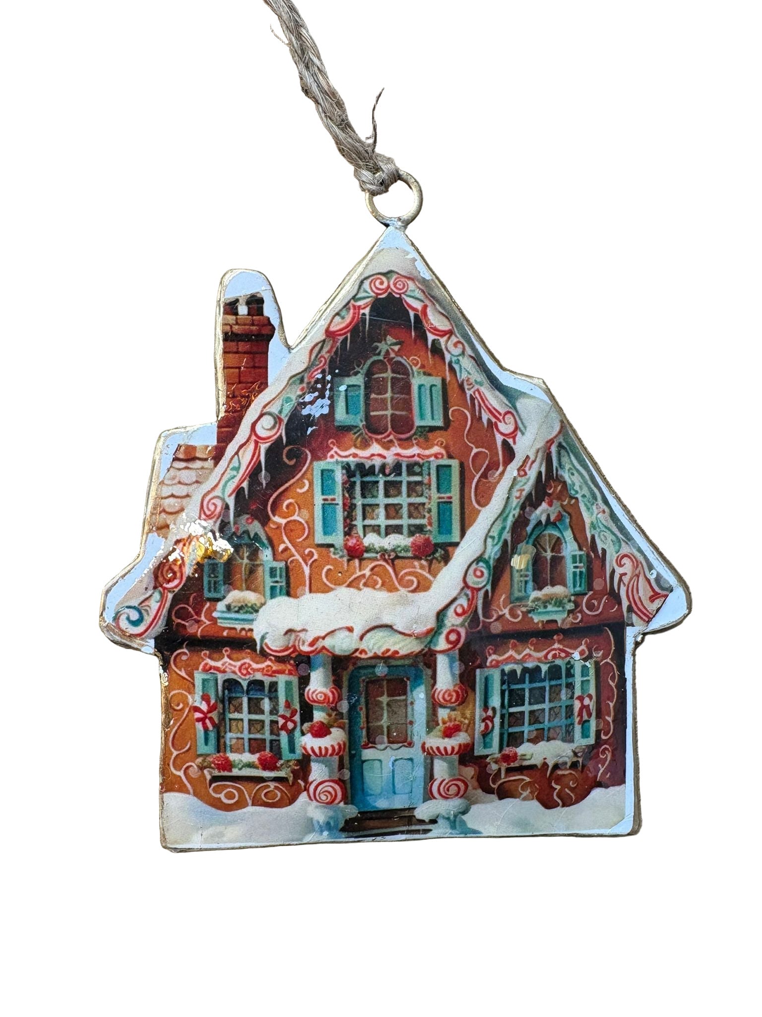 Christmas Gingerbread House Hanging Decoration