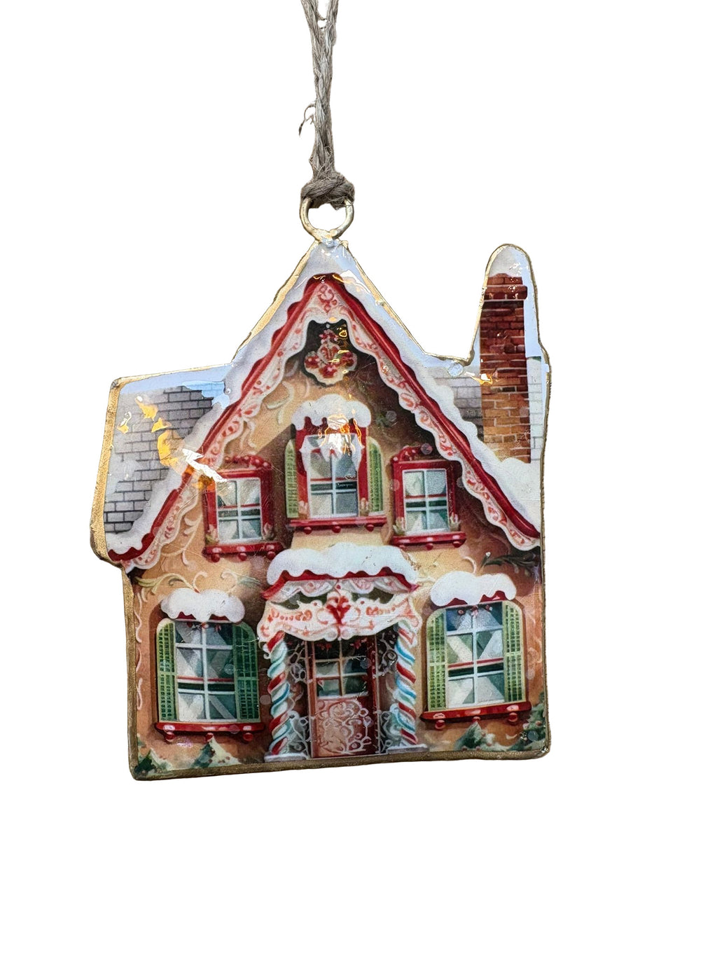 Christmas Gingerbread House Hanging Decoration