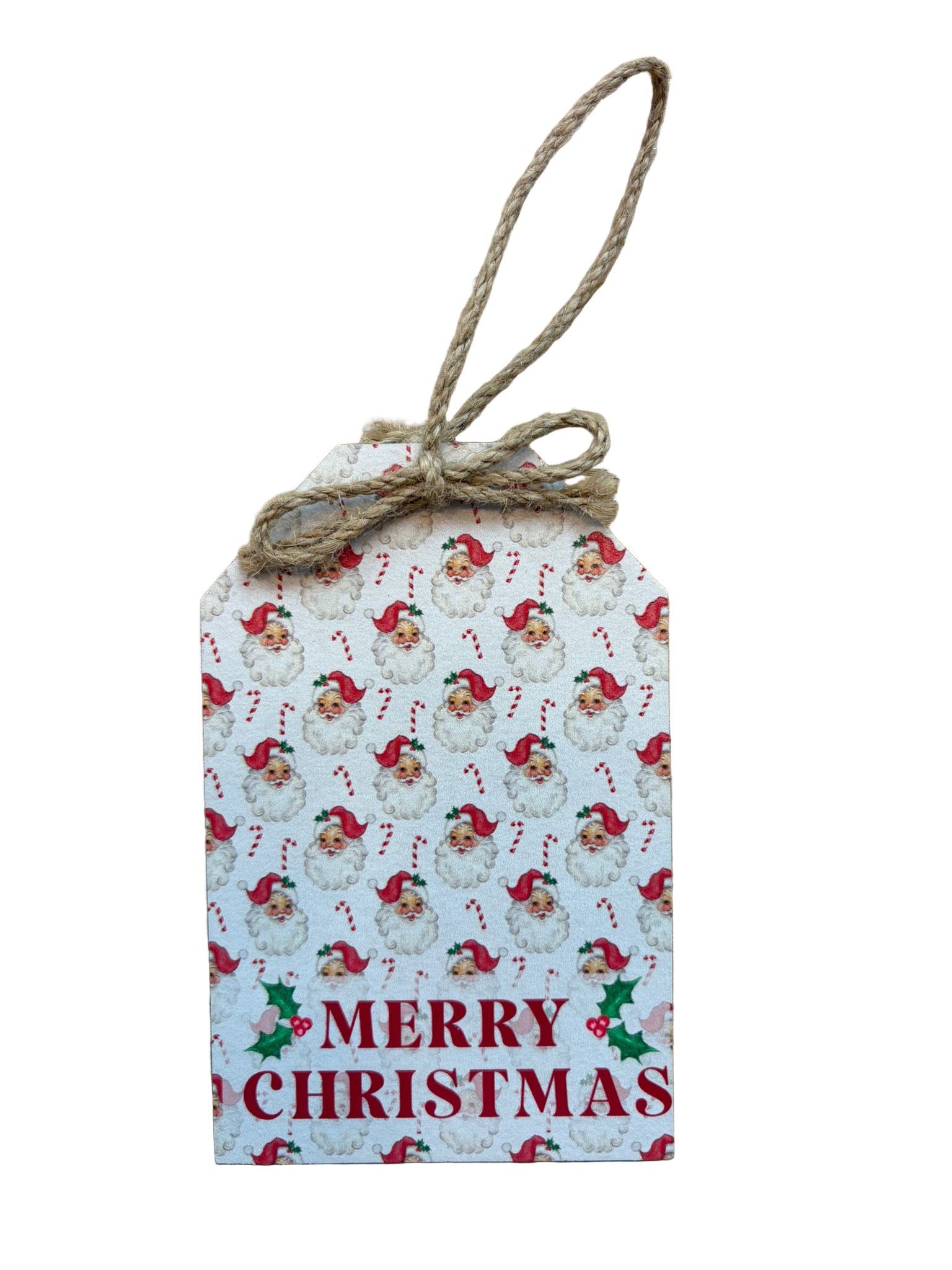 Christmas Santa Tag Decoration
