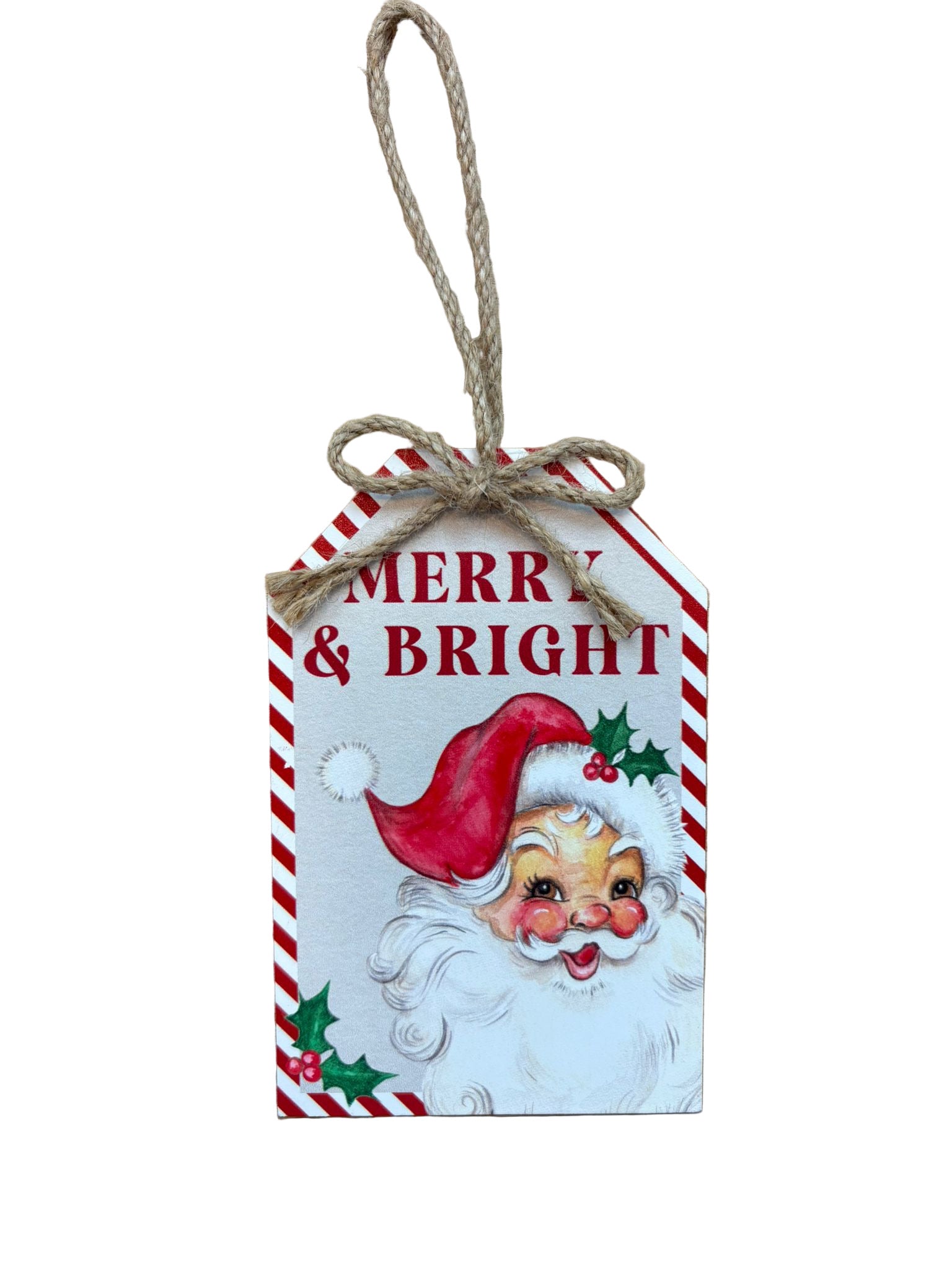 Christmas Santa Tag Decoration