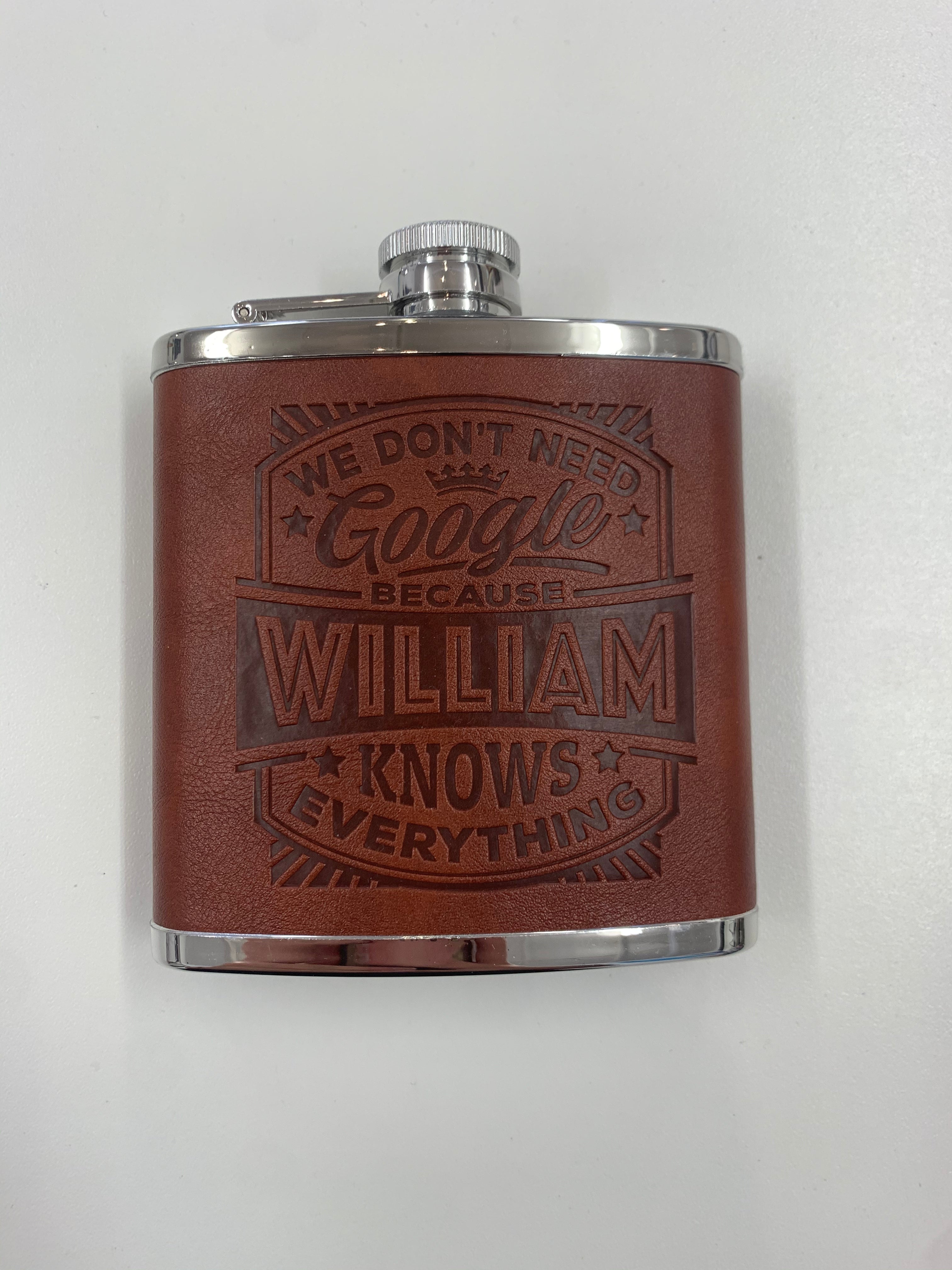 Personalised Hip Flask For Men